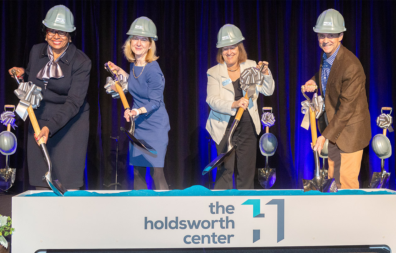 Holdsworth board members pictured at groundbreaking ceremony.