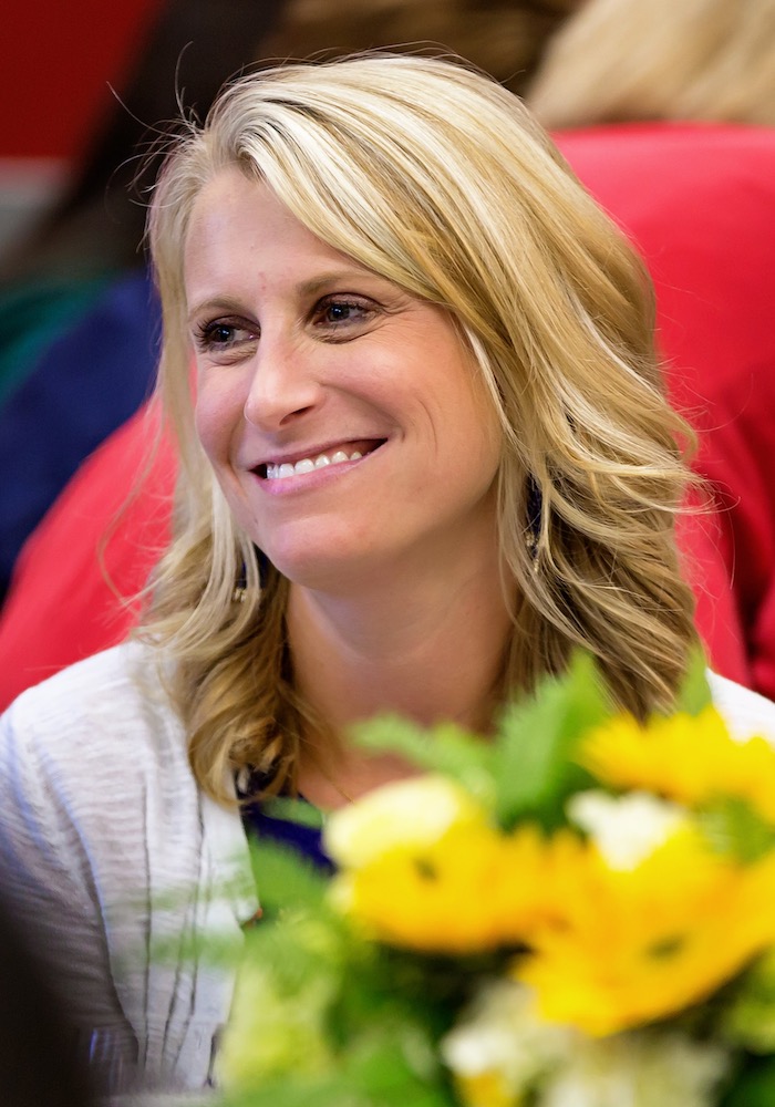 Katie Turner of Zwink Elementary in Klein ISD smiles during a Holdsworth Center Campus Leadership Program session.